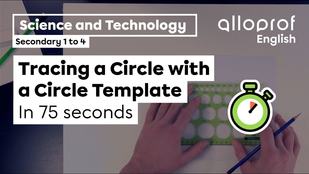 Tracing a Circle with a Circle Template