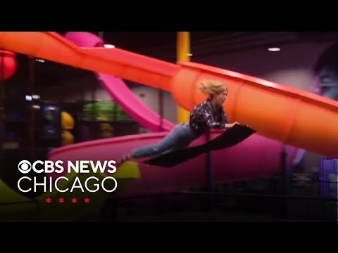 Getting on the slides at Slick City Action Park in Orland Park - YouTube