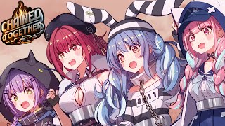 湊あくあ - 【最終回】Chained Together４人でクリア目指す！！！！！【湊あくあ/兎田ぺこら/宝鐘マリン/常闇トワ】