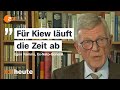 Kommt die Nato-Hilfe für die Ukraine zu spät? Interview mit Ex-NATO-General Ramms | ZDFheute live