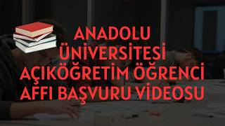 2026 Anadolu Üniversitesi Açıköğretim (AÖF) Öğrenci Affı Başvurusu Nas