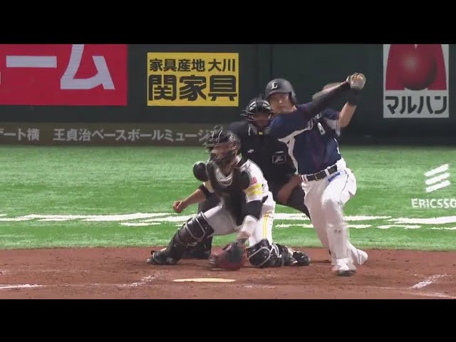 【7回表】ライオンズ・金子侑のタイムリーヒットで勝ち越しに成功!! 2018/3/7