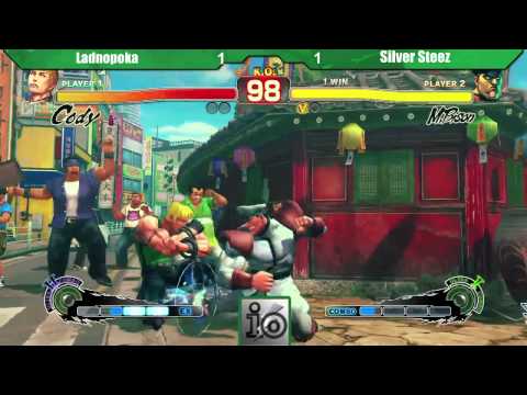 USF4 Tournament Ladnopoka Cody vs Silver Steez Bison Irish Open 2014