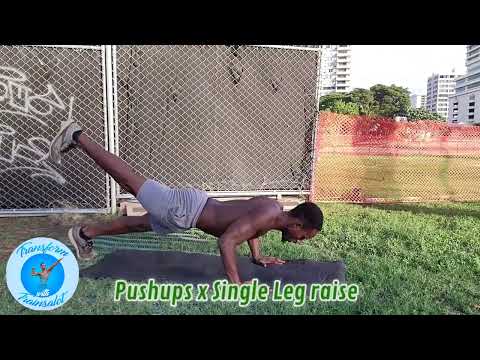 Month Of HARVEST ◆ Fat Shredding Bodyweight Fitness Routine ◆ #transformwithtrainsalot