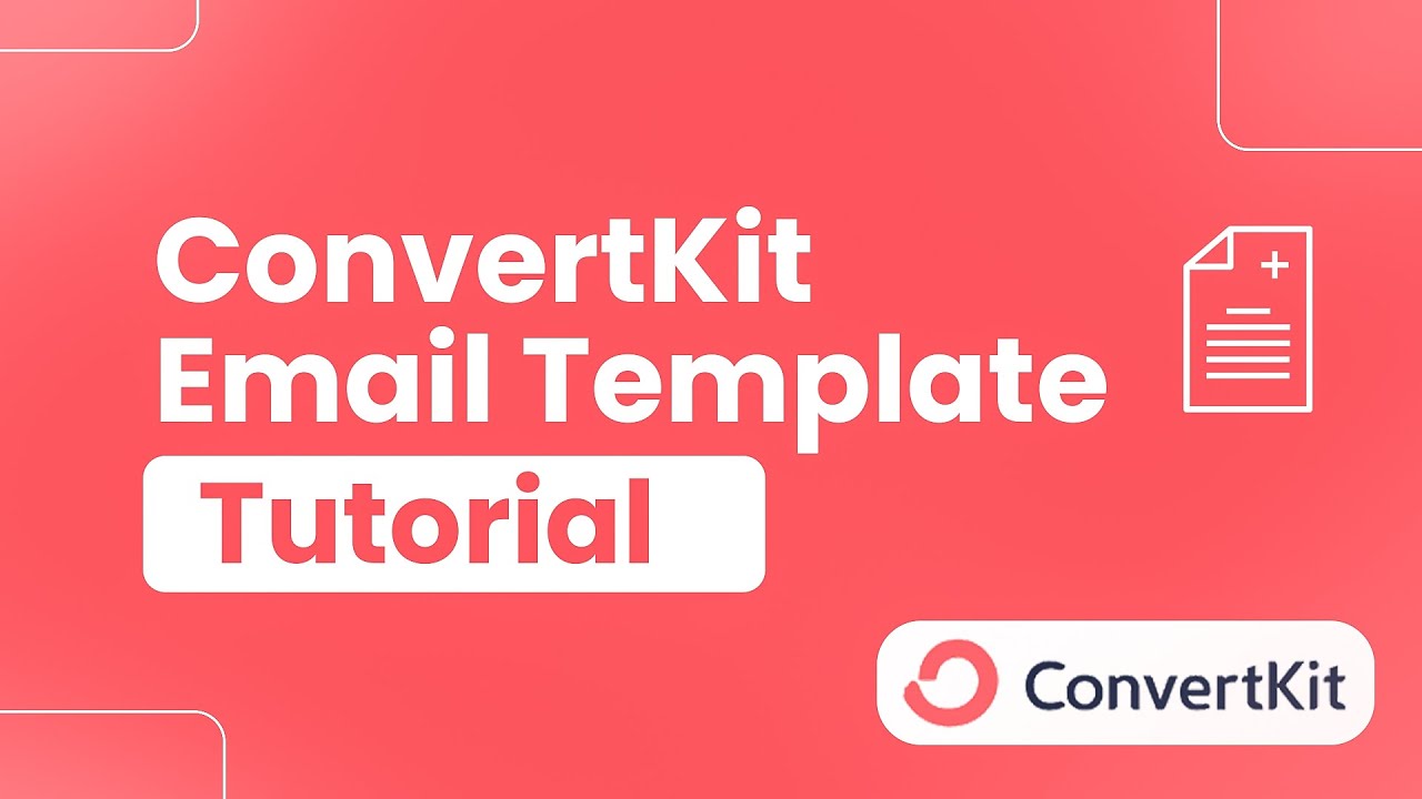 ConvertKit Email Templates Tutorial (Step By Step)