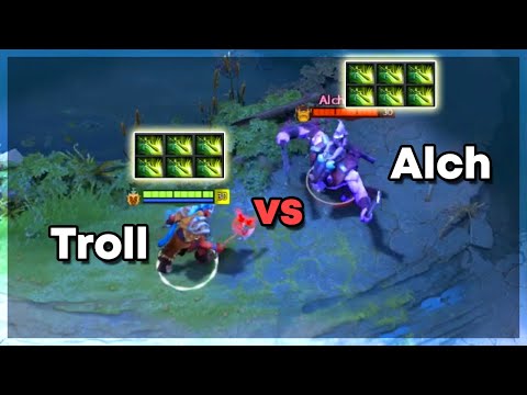 Troll vs Alchemist with 6x Butterfly | Level 30 Dota 2 | Who Will Win?