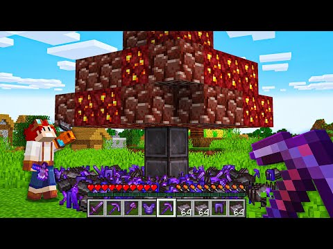 ÁRVORES são de MINÉRIOS no minecraft *muito OP*