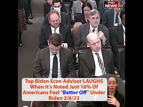 Top Biden Econ Advisor LAUGHS When It's Noted Just 16% Of Americans Feel 'Better Off' Under Biden
