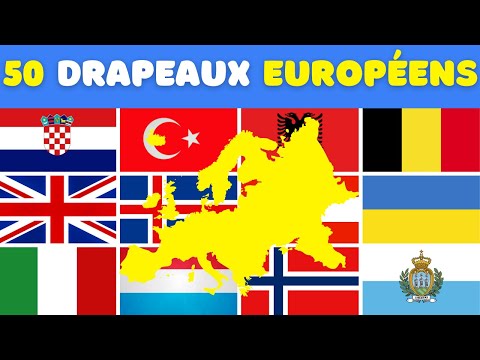 Quiz DRAPEAUX | TOUS les DRAPEAUX d'EUROPE🌎🚩| Toutes difficultés.