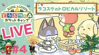 [ポケ森]ライブ#4  雑談しながらほのぼのスローライフ♪どうぶつの森ポケットキャンプ