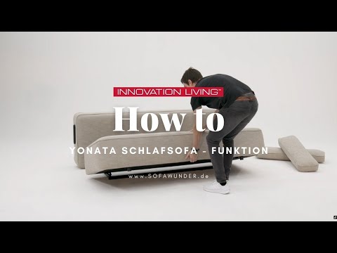 HOW TO: Schlafsofa YONATA von Innovation® - Bettfunktion erklärt! | Sofawunder.de