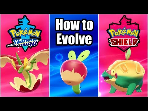 POKEMON SWORD AND SHIELD - How to Evolve Applin (Evolving Applin to Appletun & Flapple)