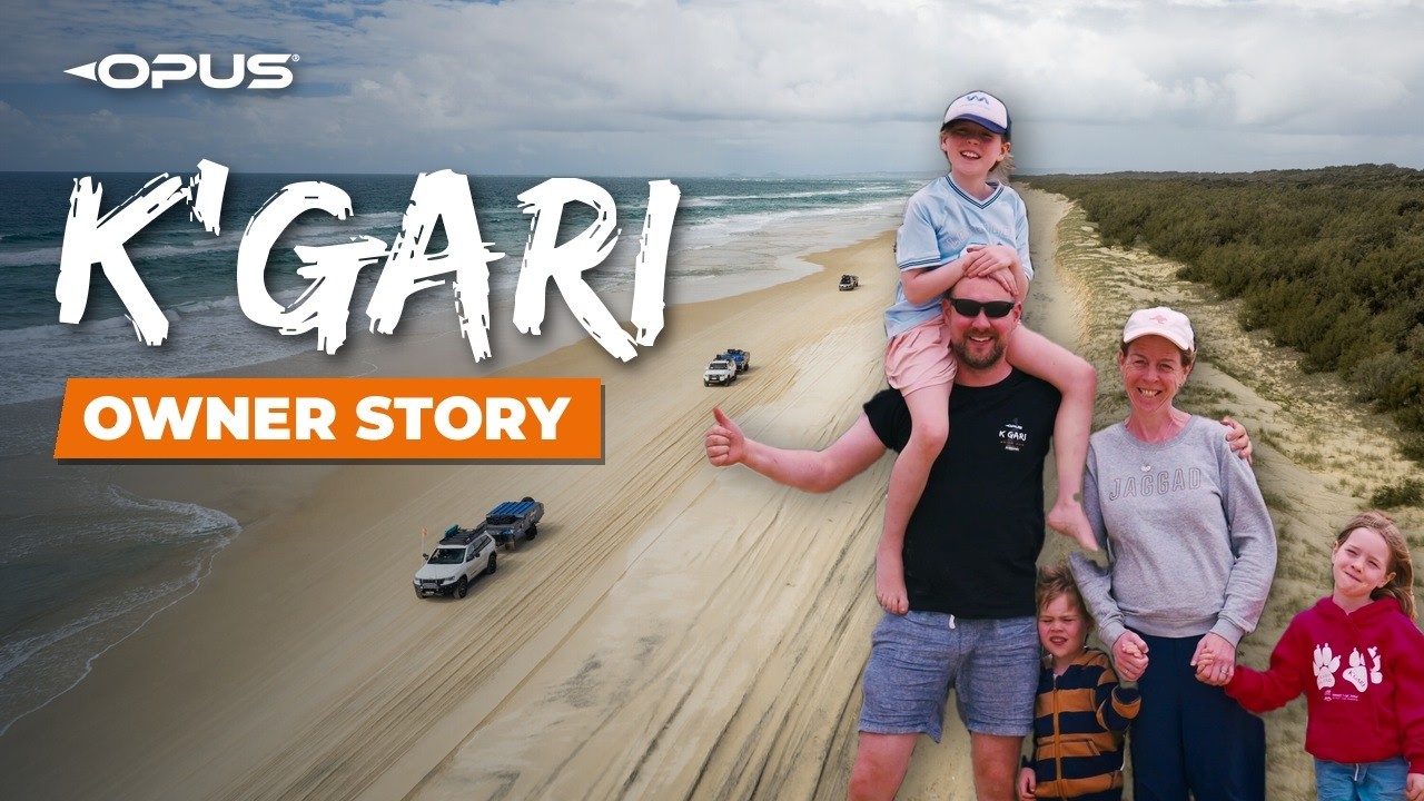 OPUS OP4 owners on K'Gari: the Allen family story