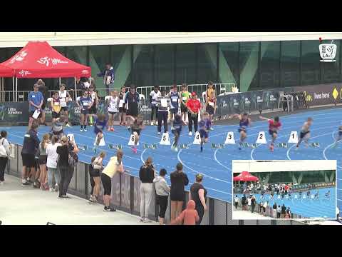 U13 Boys 100m Heat 1: 2022-23 State Combined Events Championships - Saturday