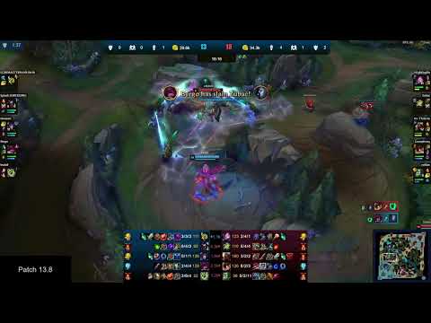 🔹[VNR] Chrisberg🔹AitchA -VS- 🔸[3BL] Colden🔸Druxy - LoL Ranked Replay