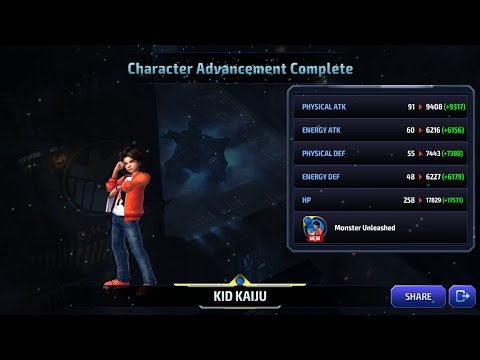 Test Kid Kaiju Tier 2  - Marvel Future Fight .