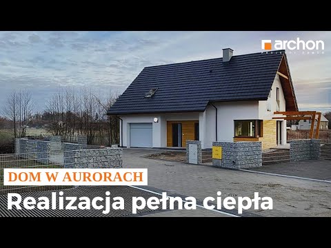 Dom w aurorach – Realizacja pełna ciepła I ARCHON+ Projekty Domów