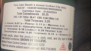 Pure Cake Breath X Animal Cookies by @Trulieve - Strain Review