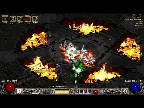 Project Diablo 2 (PD2) Season 4 Summoning Necro - 28 Skelton Army