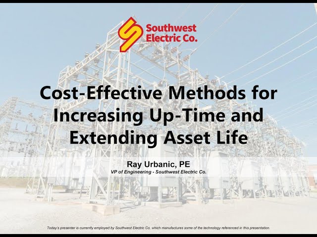 Cost-Effective Methods for Increasing Power Distribution Up-Time and Asset Life