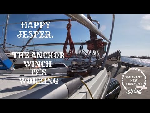 ANCHOR WINCH IS WORKING. SAILING TO NEW HORIZON`S . EP.10.