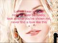 Love Like This - Natasha Bedingfield feat. Sean Kingston Lyrics