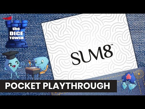 Sum8 Board Game - Playthrough with Stella & Tarrant