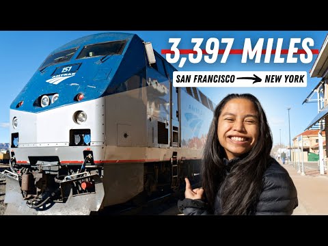 4 DAY CROSS COUNTRY TRAIN IN COACH! (a 78 hour journey)