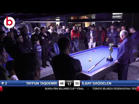 TAYFUN TAŞDEMİR & İLBAY DAĞDELEN Bilardo Maçı - BURSA FBN BILLIARD CUP-FİNAL