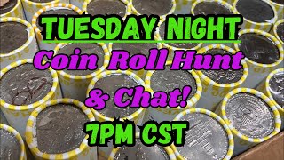 🔴 5/12/26 Tuesday Night Coin Roll Hunt & Chat! Half Half Half Dollars!