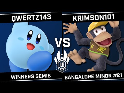qwertz143 (Kirby) vs Krimson101 (Diddy Kong) - ILG Bangalore Minor #21