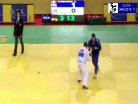 Judo 2009 Paris: Cardonnel (FRA) - Girones (CUB) [-66kg].