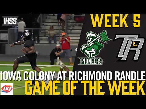 Epic Clash: Iowa Colony vs Randle | Texas 5A Football Thriller!