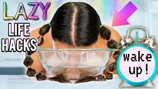 DIY Morning Hacks Every LAZY PERSON Should Know! H