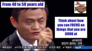 Jack Ma - What you should do at the age of 20 30 4