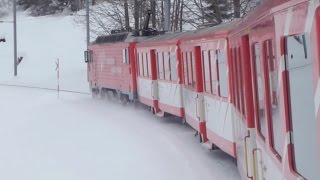 Swiss Trains in the Snow, Dec11/Jan12