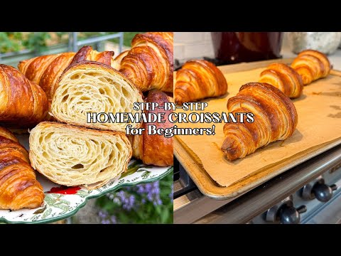 STEP-BY-STEP CROISSANTS FOR BEGINNERS: How to Make Croissants at Home (Without Sourdough)