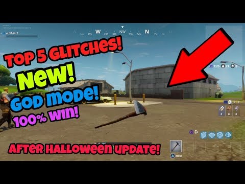 Fortnite Battle Royale Glitches (New top 5) become invisible after the latest update PS4/Xbox one Video