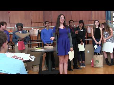 Julia Rosenberg at Track and Field Banquet 2015