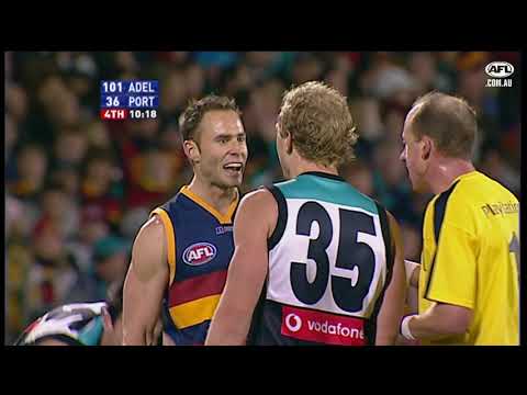 2005 Semi Final Adelaide Crows Vs Port Adelaide Power Showdown 19 Highlights