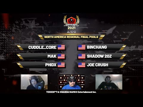 Tekken Online Challenge 2021 Regional Finals Pools Selection Show - North America