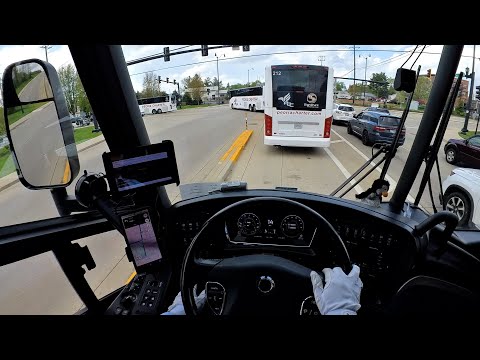 Bus Driving POV High School Prom Convoy (and some bus troubles)