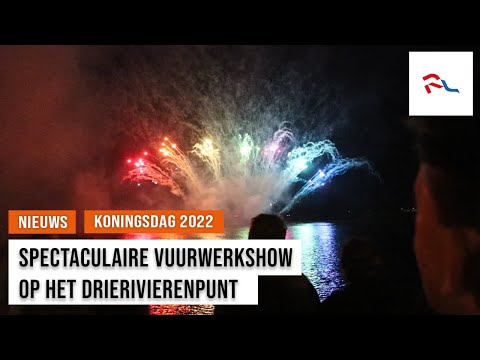 Koningsdag 2022: Vuurwerkshow op het Drierivierenpunt