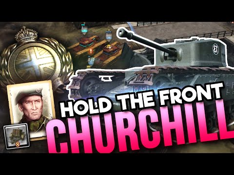 CHURCHILL'S HOLD THE FRONTLINE [4v4] [UKF] [Port of Hamburg] — Full Match of Company of Heroes 2