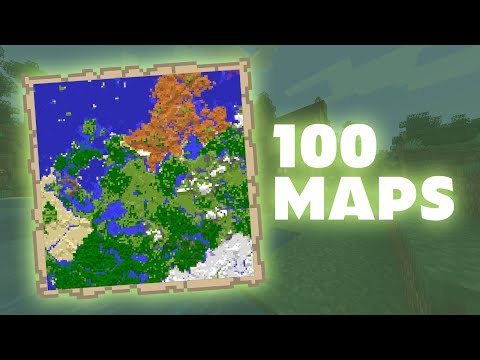 Insane Challenge: 100 Maps in Minecraft SMP