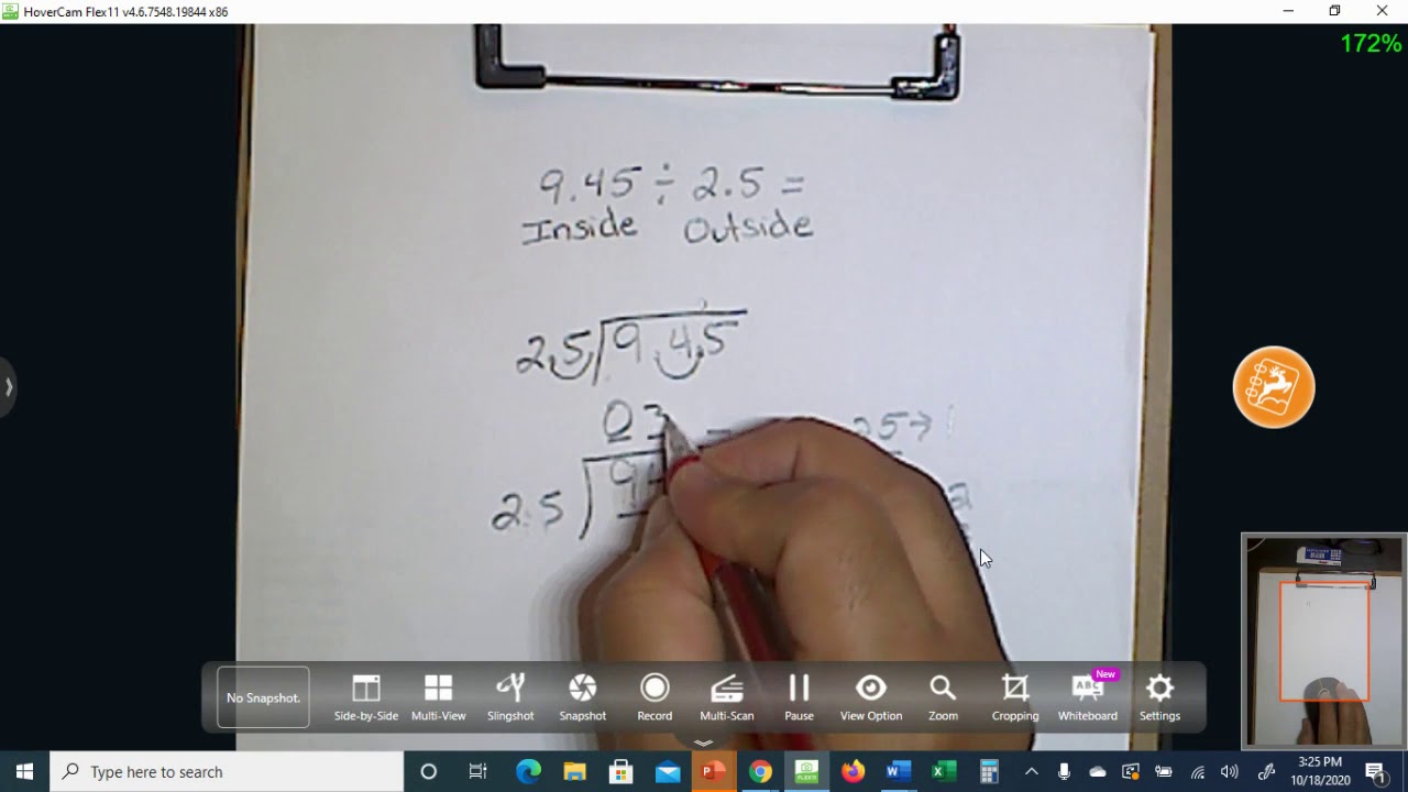 9 45 divided by 2 5 =
