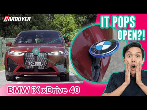 This Is the Real Use of the BMW Emblem on the iX | CarBuyer Singapore