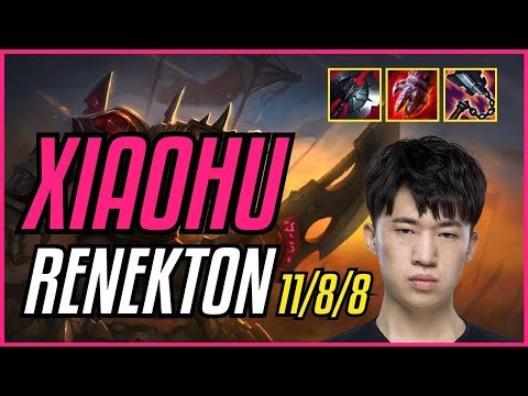 XIAOHU - RENEKTON vs RUMBLE JUNGLE - EUW MASTER - PATCH 11.9