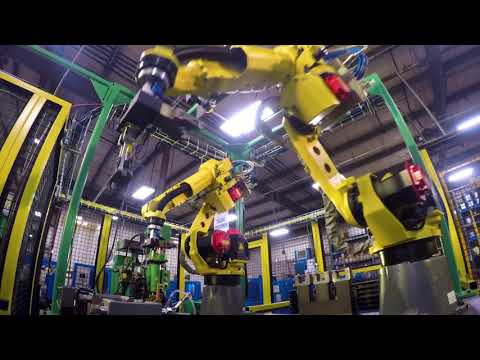 Automated Spot Welding System Uses Robots for Handling Automotive Parts - Wauseon