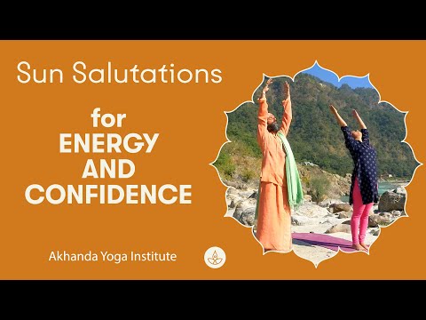Sun Salutations, 6 Rounds | Classical Surya Namaskar Asana | Yogrishi Vishvketu